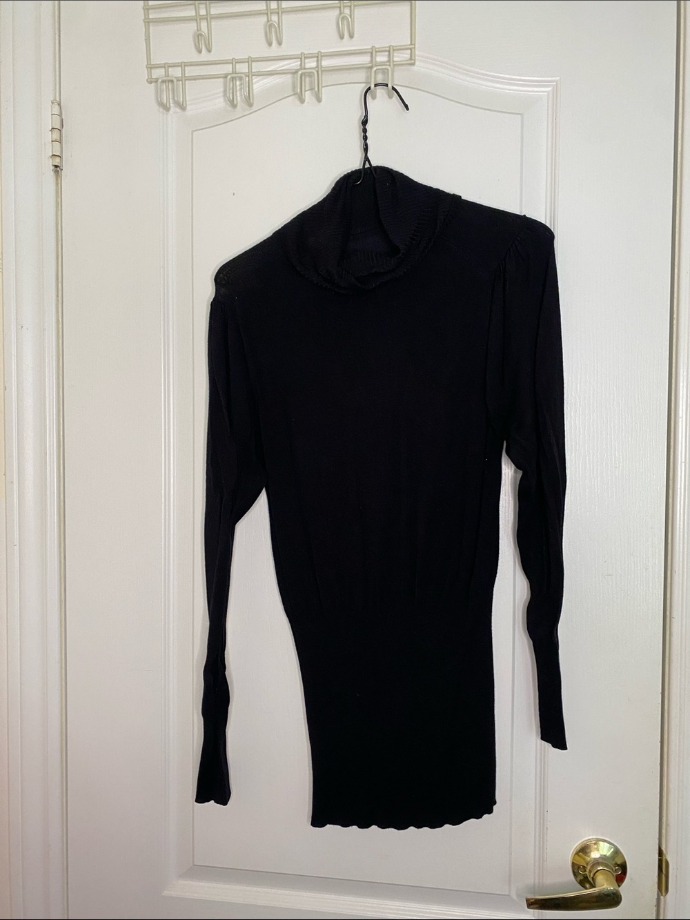 George Black Long Sleeve Turtleneck Top